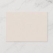 Boho Clothesline Baby shower Raffle Kaart (Achterkant)