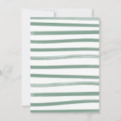 Boho Clothesline branch Prep Nesting Baby shower Kaart (Achterkant)