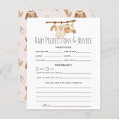 Boho Clothesline Girl Baby Predications & Advice (Voorkant / Achterkant)