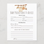 Boho Clothesline Girl Baby Predications & Advice (Voorkant)