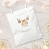 Boho Clothesline Girl Baby shower Bedankzakje (Geknipt)