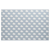 Boho Clouds Sky Simple Gender Neutral Kids Blue Stof (Fat Quarter)