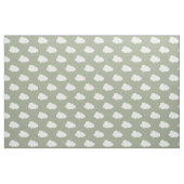 Boho Clouds Sky Simple Gender Neutral Kids Sage Stof (Fat Quarter)
