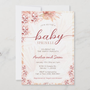 Boho Coed Baby Sprinkle Beige Tan Genderneutraal Kaart