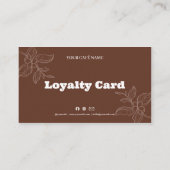 Boho Coffee Loyalty Stempelkaart (Achterkant)