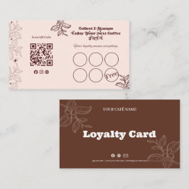 Boho Coffee Loyalty Stempelkaart