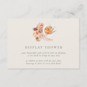 Boho Coffee Vrijgezellenfeest Display Douche Kaart (Voorkant)