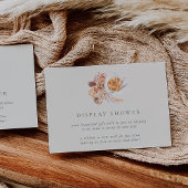 Boho Coffee Vrijgezellenfeest Display Douche Kaart