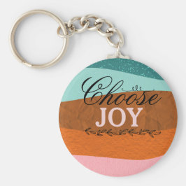 Boho Colorful Inspirerend, Positief Quote Keycha Sleutelhanger