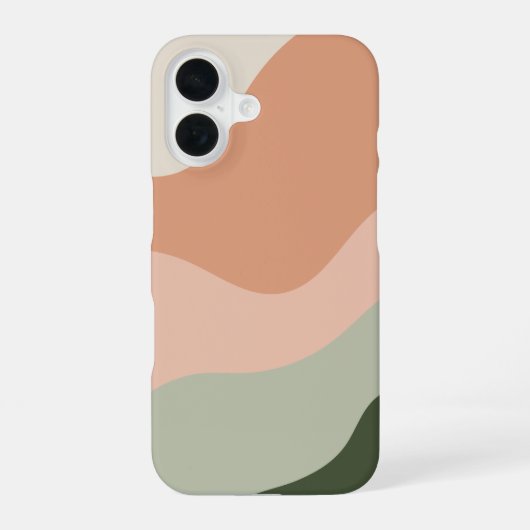 Boho Colour Flow Arch iPhone 16 Hoesje (Achterkant)