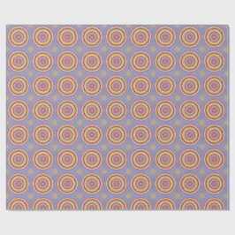 Boho Concentrische Cirkels Patroon Inpakpapier