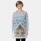 Boho Cookie House Snowflakes Familie Kleine Kerst Schort (Gedragen)