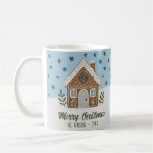 Boho Cookie House Snowflakes Familie Koffiemok (Links)