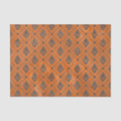 Boho Copper Blue Graphic Deco Tissuepapier (Voorkant)