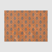 Boho Copper Blue Graphic Deco