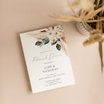 Boho Copper Pampas Beige Floral Rehearsal Dinner 2 Kaart<br><div class="desc">Bereid je gasten voor op de geweldige bruiloft met deze Boho Bohemian Copper Pampas & Beige Floral repetitie-uitnodiging.</div>