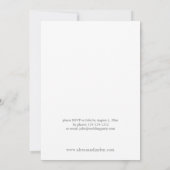 Boho Copper Pampas & Beige Floral Rehearsal Dinner Kaart (Achterkant)