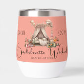 Boho Coral Glamping vrijgezellenfeest weekend (Achterkant)