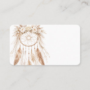 Boho Cottage Shabby Chic Veren Businesskaart Visitekaartje
