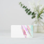 Boho Cottage Shabby Chic Veren Visitekaartje (Staand voorkant)
