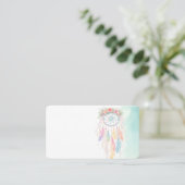 Boho Cottage Shabby Chic Veren Visitekaartje (Staand voorkant)