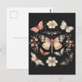 Boho Cottagecore Monarch Butterfly Briefkaart (Voorkant / Achterkant)