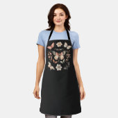 Boho Cottagecore Monarchvlinder Schort (Gedragen)