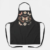 Boho Cottagecore Monarchvlinder Schort (Voorkant)