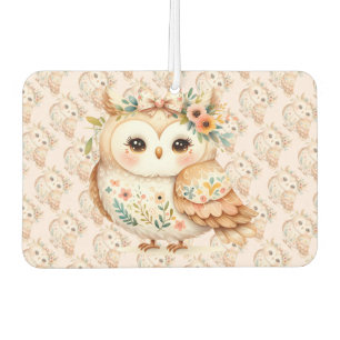 Boho Cottagecore Uil Bloemen Farmcore Charm Luchtverfrisser
