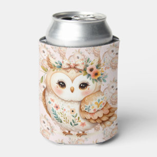 Boho Cottagecore Uil Floral Farmcore Charme Blikjeskoeler