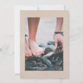 Boho Cotton en Eucalyptus Celebration of Life Kaart (Achterkant)