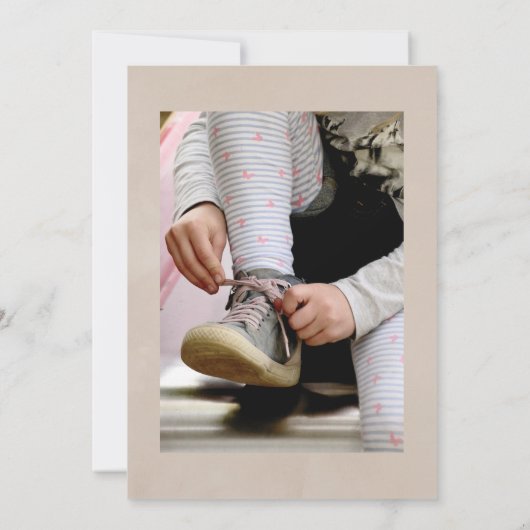 Boho Cotton & Eucalyptus Boho Celebration of Life Kaart (Achterkant)