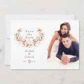 Boho Cotton Wedding Save The Date (Voorkant)