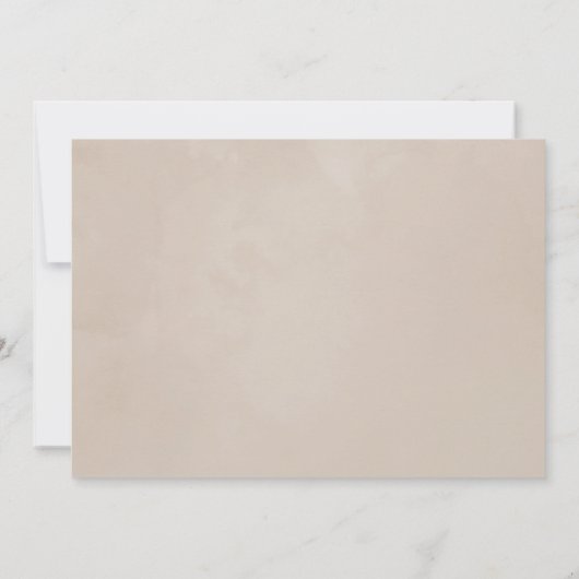 Boho Cotton Wedding Save The Date (Achterkant)