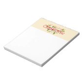 Boho Country Bloem daisy waterverf geel Notitieblok (Linkerzijde)