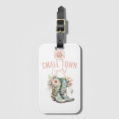 Boho Country Small Town Girl Bagagelabel (Voorkant (verticaal))