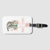 Boho Country Small Town Girl Bagagelabel (Voorkant (horizontaal))