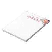 Boho Country  wilde bloem waterverf Notitieblok (Linkerzijde)