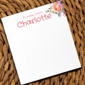 Boho Country  wilde bloem waterverf Notitieblok