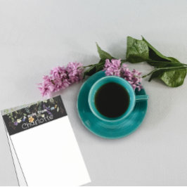 Boho Country wilde bloem waterverf zwart Post-it® Notes