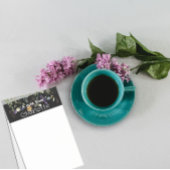 Boho Country wilde bloem waterverf zwart Post-it® Notes