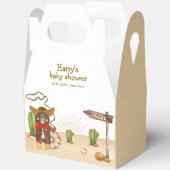 Boho Cowboy Beer Western Rodeo Cactus Baby shower Bedankdoosjes (Open)
