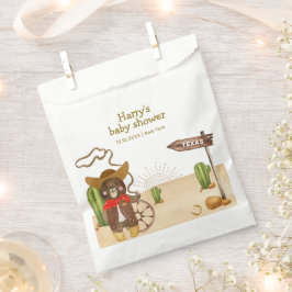 Boho Cowboy Beer Western Rodeo Cactus Baby shower Bedankzakje