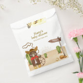 Boho Cowboy Beer Western Rodeo Cactus Baby shower Bedankzakje (Gezegeld)