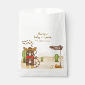Boho Cowboy Beer Western Rodeo Cactus Baby shower Bedankzakje (Voorkant)