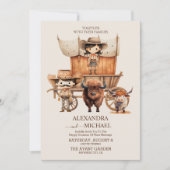 Boho Cowboylaarzen Westerse Trouwdag Kaart (Voorkant)