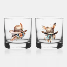 Boho Cowgirl Social Club Rocks Bril  Whisky Glas