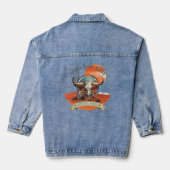 Boho Cowgirl Spirit Wild West Denim Jacket (Achterkant)
