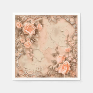Boho Cowgirl Western Bloemen Trouwservetten Servet