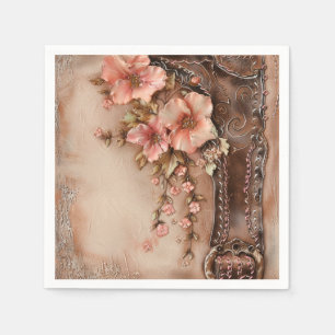 Boho Cowgirl Western Bloemen Trouwservetten Servet